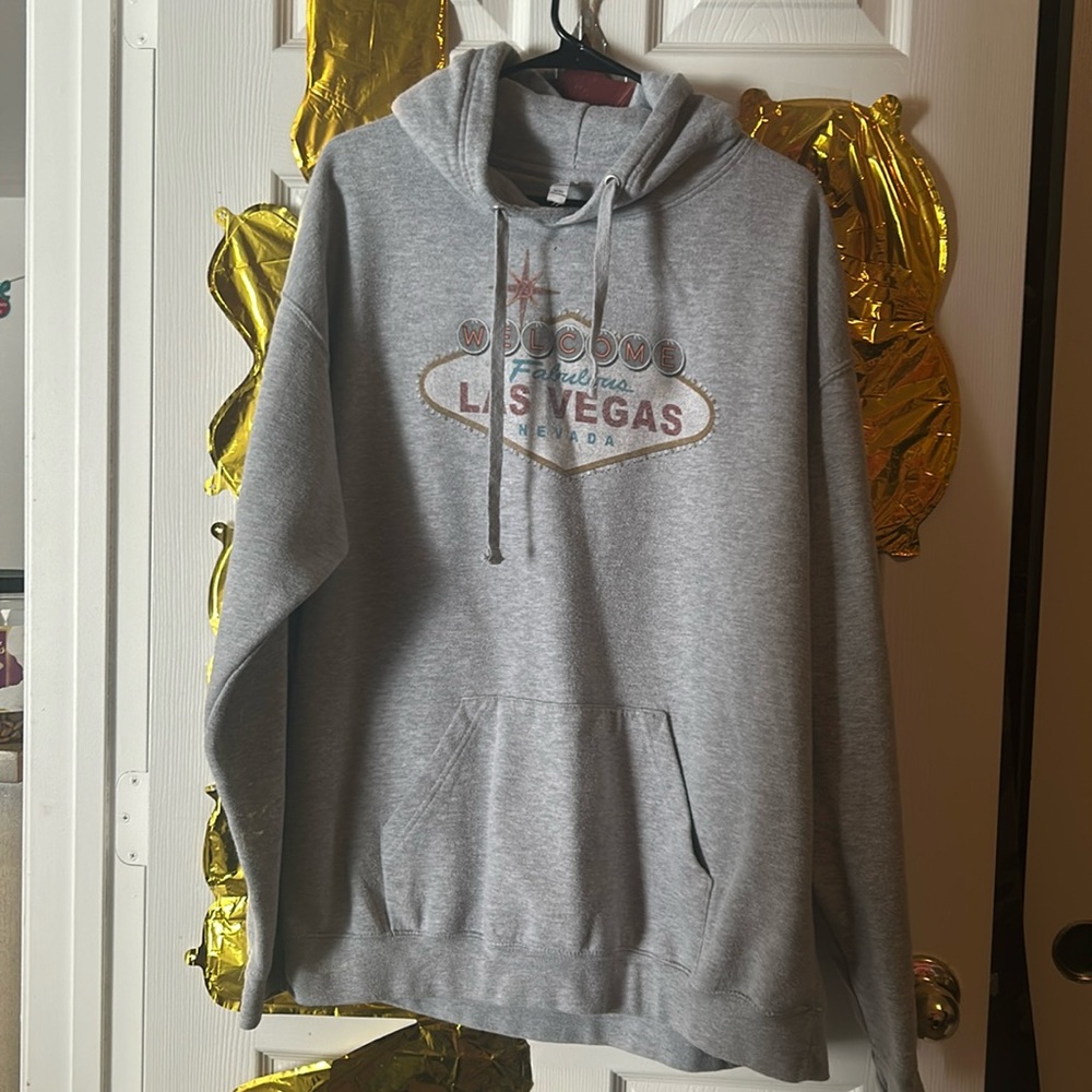 Gray Las Vegas Hoodie